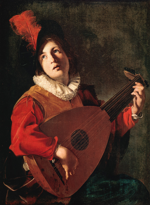 The Lute player a Bartolomeo Manfredi
