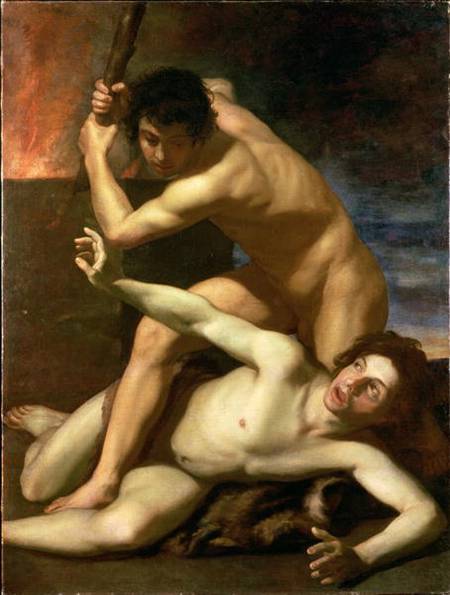 Cain murdering Abel a Bartolomeo Manfredi