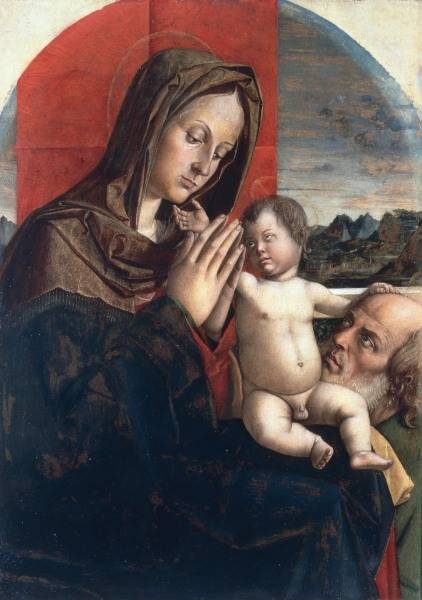 Mary w.Child & Joseph / Paint.Montagna a Bartolomeo Montagna