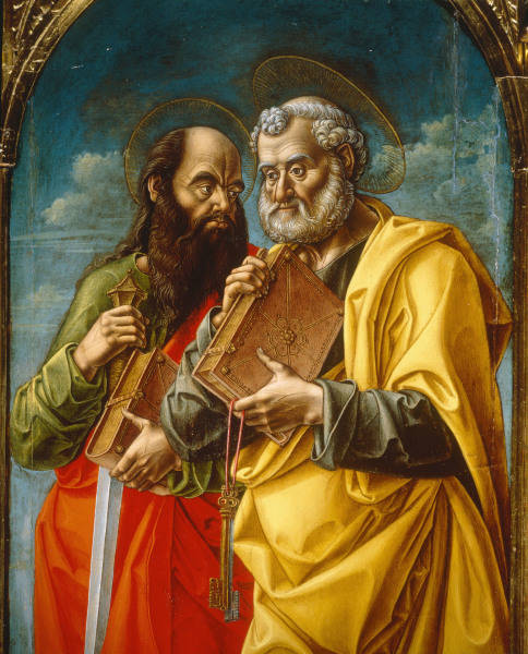 The Apostles Peter and Paul / Vivarini a Bartolomeo Vivarini