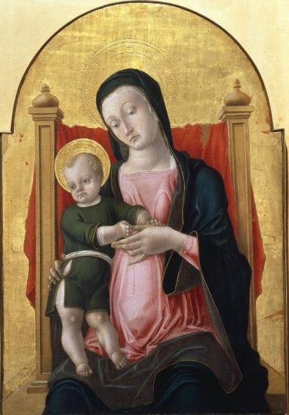 B.Vivarini / Mary with Child / C15th a Bartolomeo Vivarini