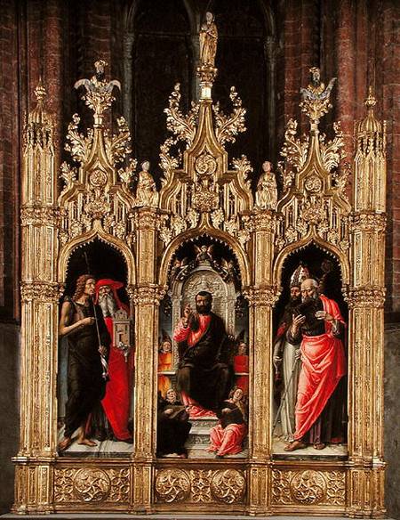 Triptych of Saint Mark a Bartolomeo Vivarini