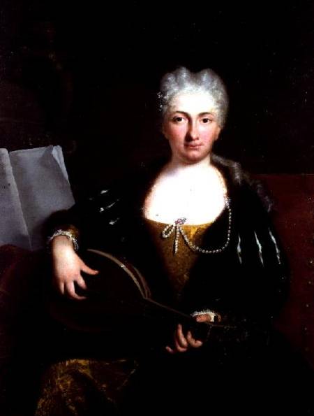 Portrait of Faustina Bordoni, Handel's singer a Bartolommeo Nazari