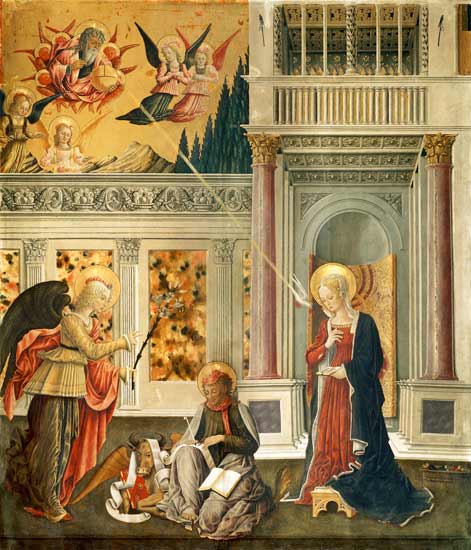 The Annunciation a Benedetto Bonfigli