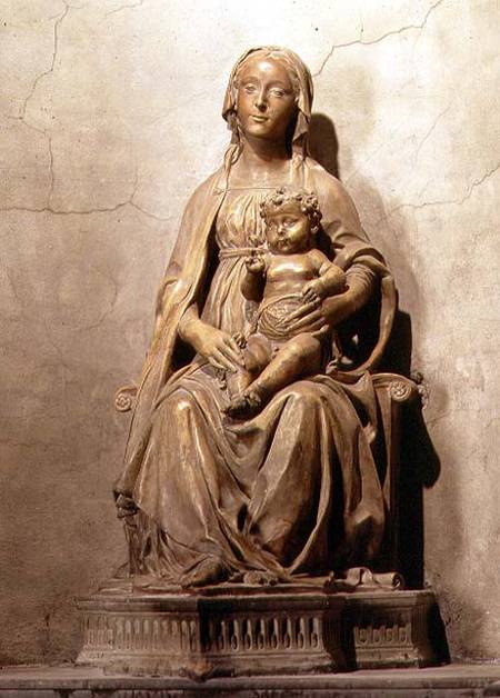 The Madonna of the Olives, detail of a tabernacle a Benedetto da Maiano and Giuliano da Maiano