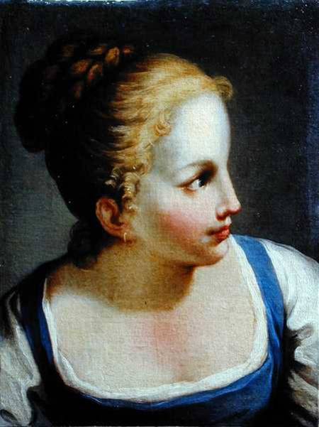 Head of a Young Girl a Benedetto Luti