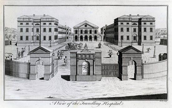 A View of the Foundling Hospital a Benjamin Cole