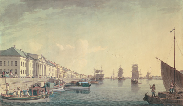 The English Embankment by the Senate a Benjamin Patersen