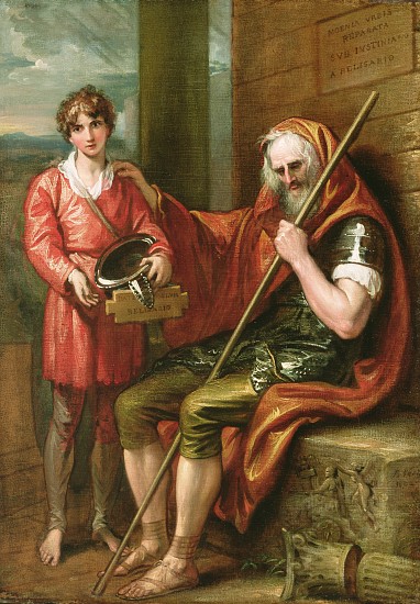 Belisarius and the Boy a Benjamin West