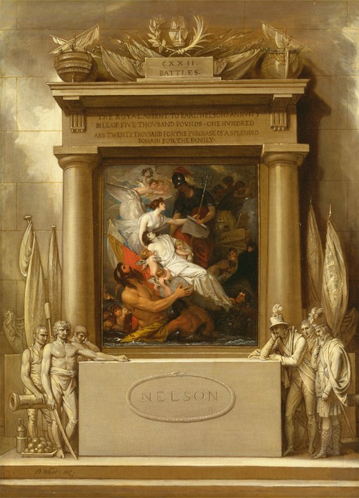 The Apotheosis of Nelson a Benjamin West