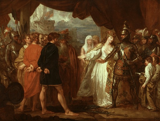 Queen Philippa Interceding for the Lives of the Burghers of Calais a Benjamin West