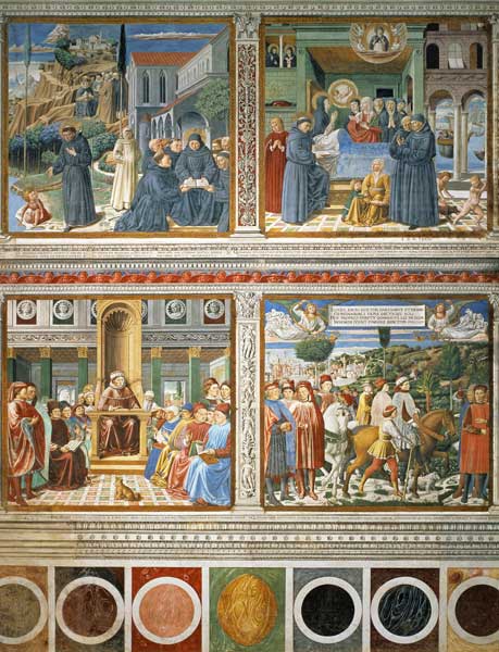 Life of St. Augustine a Benozzo Gozzoli