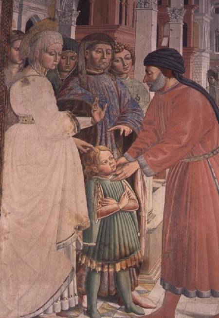 St. Augustine as a Boy, from the Life of St. Augustine a Benozzo Gozzoli