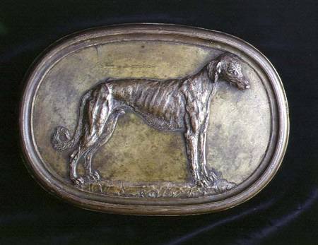 Relief of a Greyhound a Benvenuto Cellini