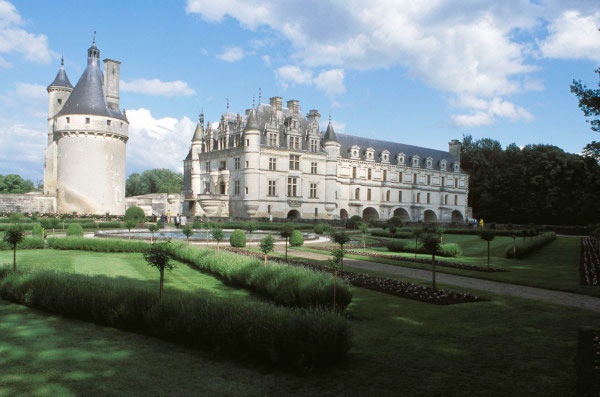 Chenonceau, Garten und Schloss a Bernard  Saint-Genès