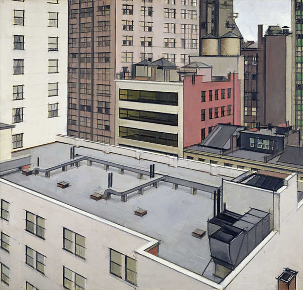 Roofs of New York, c.1930 a Bernard Boutet de Monvel