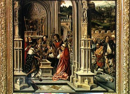 Charlemagne (742-814) Placing the Relics of Christ in the Chapel of Aix-la-Chapelle a Bernard van Orley