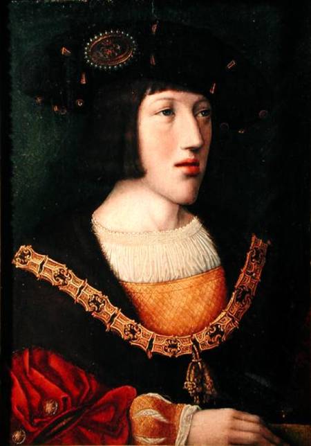 Portrait of Charles V (1500-58), at the age of about sixteen a Bernard van Orley
