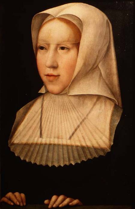 Portrait of Margaret of Austria (1480-1530) a Bernard van Orley