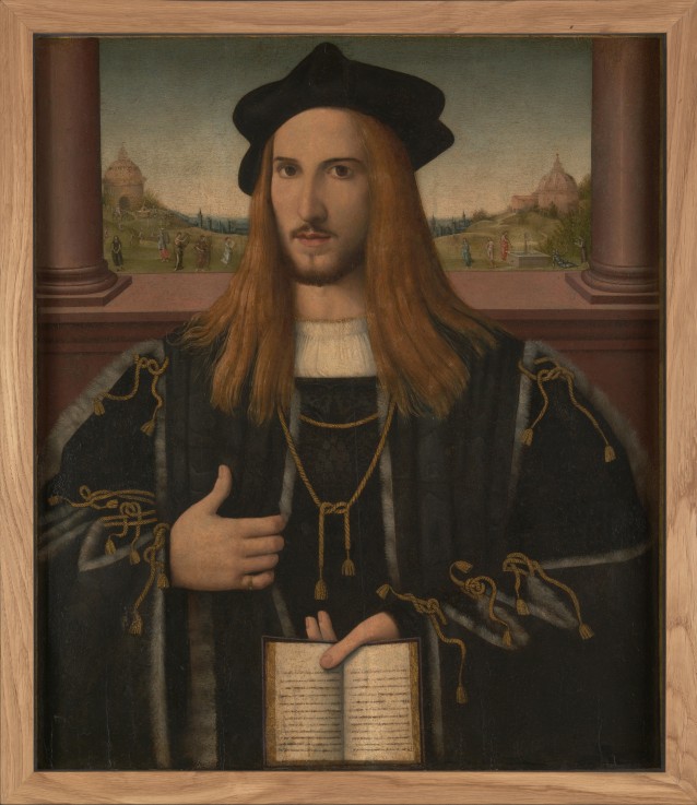 Portrait of Alberto Pio a Bernardino Loschi