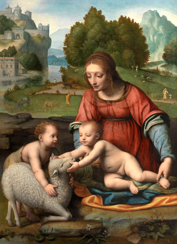 The Virgin and Child with the Infant Saint John a Bernardino Luini