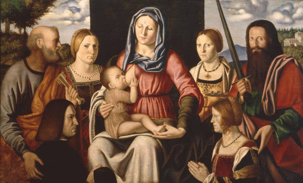 Mary, Child, Saints / Luini a Bernardino Luini