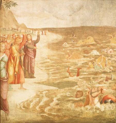 The Crossing of the Red Sea a Bernardino Luini