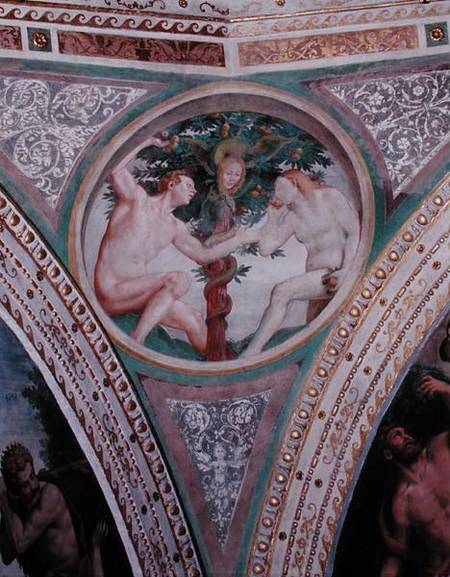 Original Sin, from the pendentive of the dome a Bernardino Luini