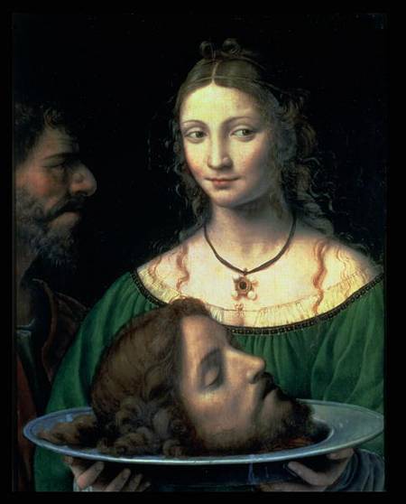 Salome with the Head of John the Baptist a Bernardino Luini
