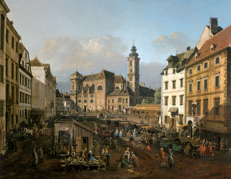 Vienna / Freyung / Canaletto a Bernardo Bellotto