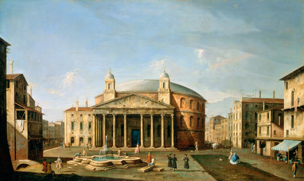 The Pantheon in Rome a Bernardo Bellotto