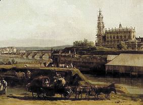 Elbufer con Dresden of this below the fortress works (part) a Bernardo Bellotto