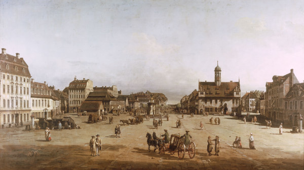Dresden, Neustädter Markt a Bernardo Bellotto