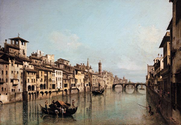 Florence, Arno a Bernardo Bellotto