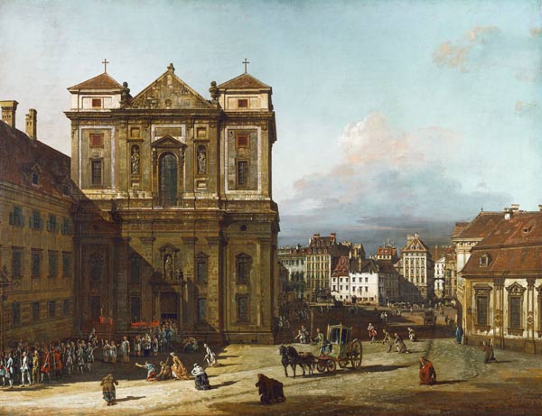 Vienna , Freyung a Bernardo Bellotto