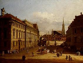 Lobkowitz square in Vienna a Bernardo Bellotto