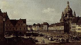 The Neumarkt in Dresden, View from Moritzstrße a Bernardo Bellotto