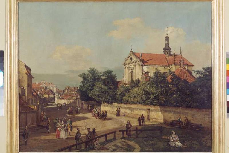 The Senatorenstrasse in Warsaw. a Bernardo Bellotto