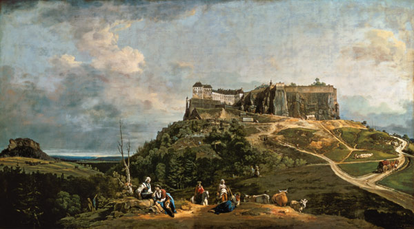 The Fortress of Konigstein a Bernardo Bellotto