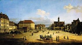 The market place in the new town of Dresden