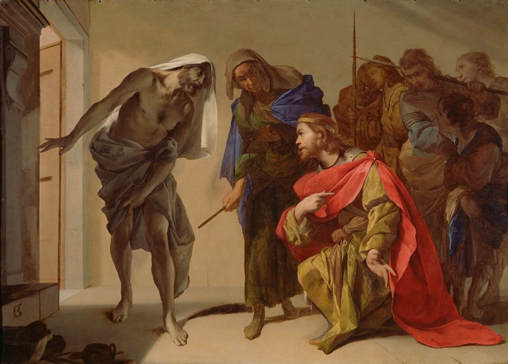 The Shade of Samuel Invoked by Saul a Bernardo Cavallino