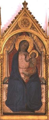 Madonna and Child (tempera on panel) a Bernardo Daddi