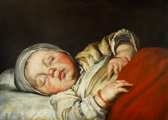 Sleeping child. a Bernardo Il Capuccino Strozzi