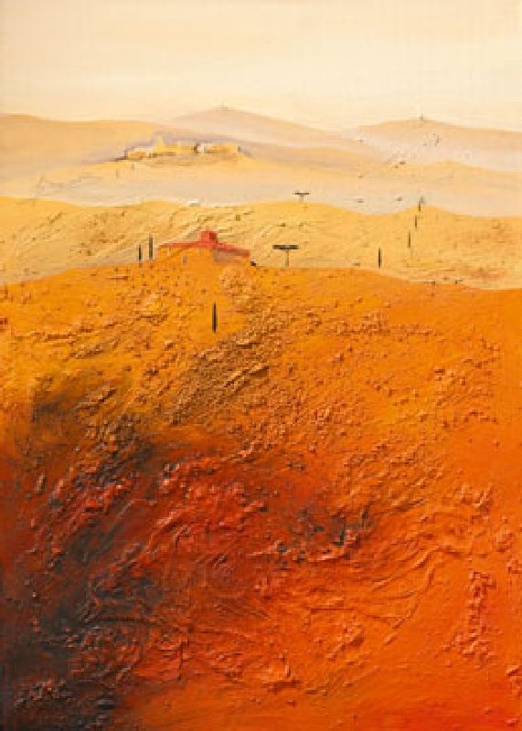 Mediterrane Landschaft 1 a Bernhard Gerner