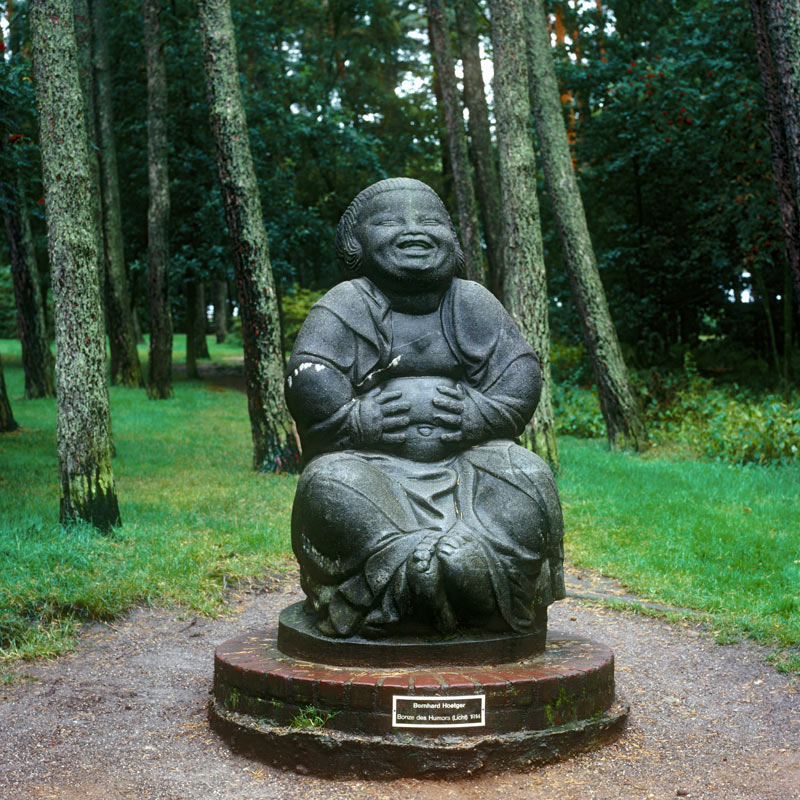 A Laughing Buddha Statue a Bernhard Hoetger