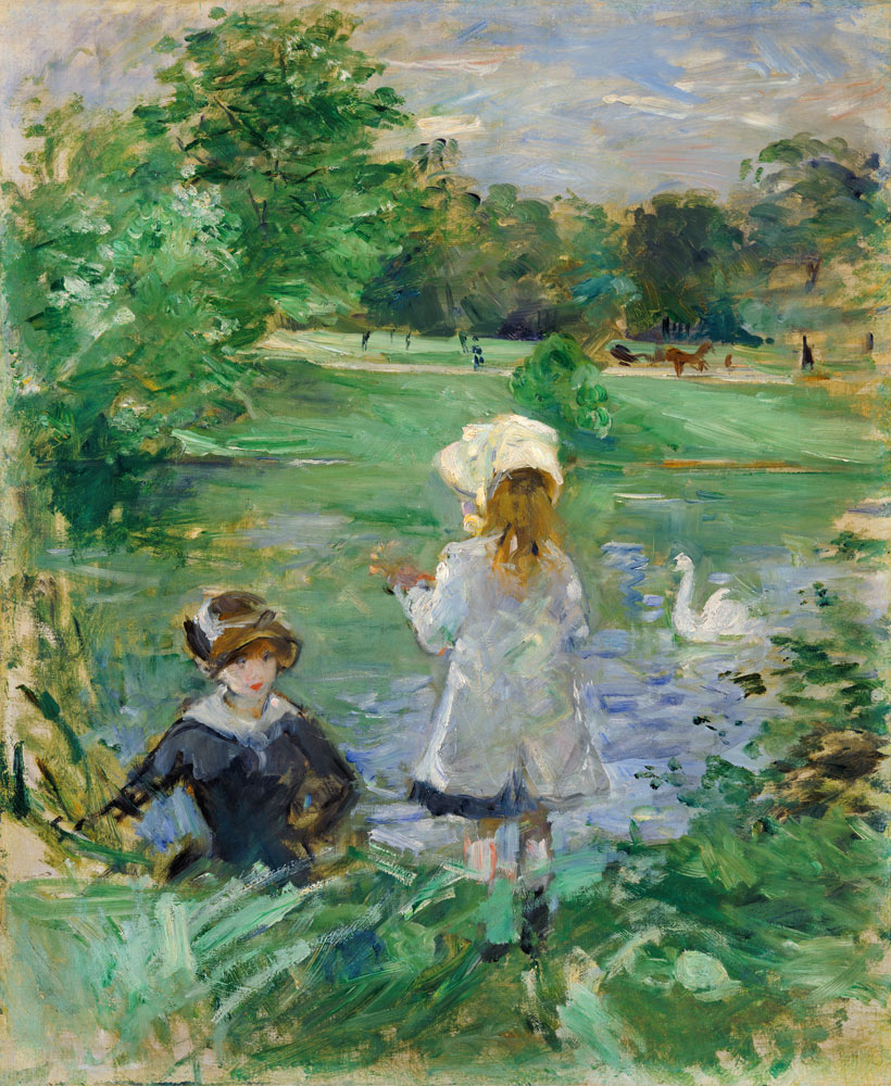 Accanto a un lago a Berthe Morisot