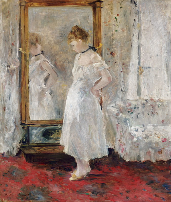 The cheval glass a Berthe Morisot