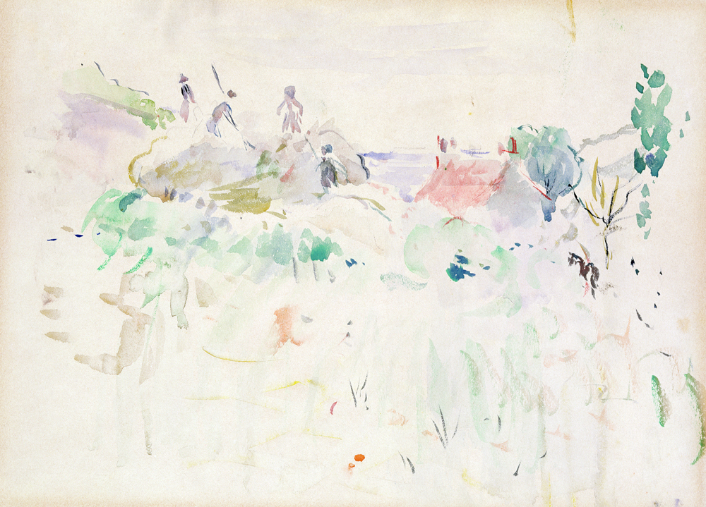 The Haystacks in Jersey a Berthe Morisot