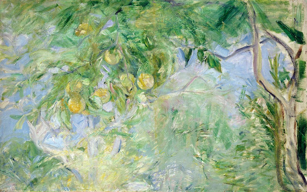 Orange Tree Branches a Berthe Morisot
