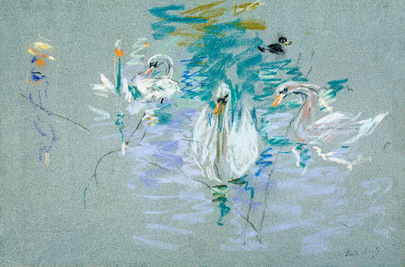Swans a Berthe Morisot